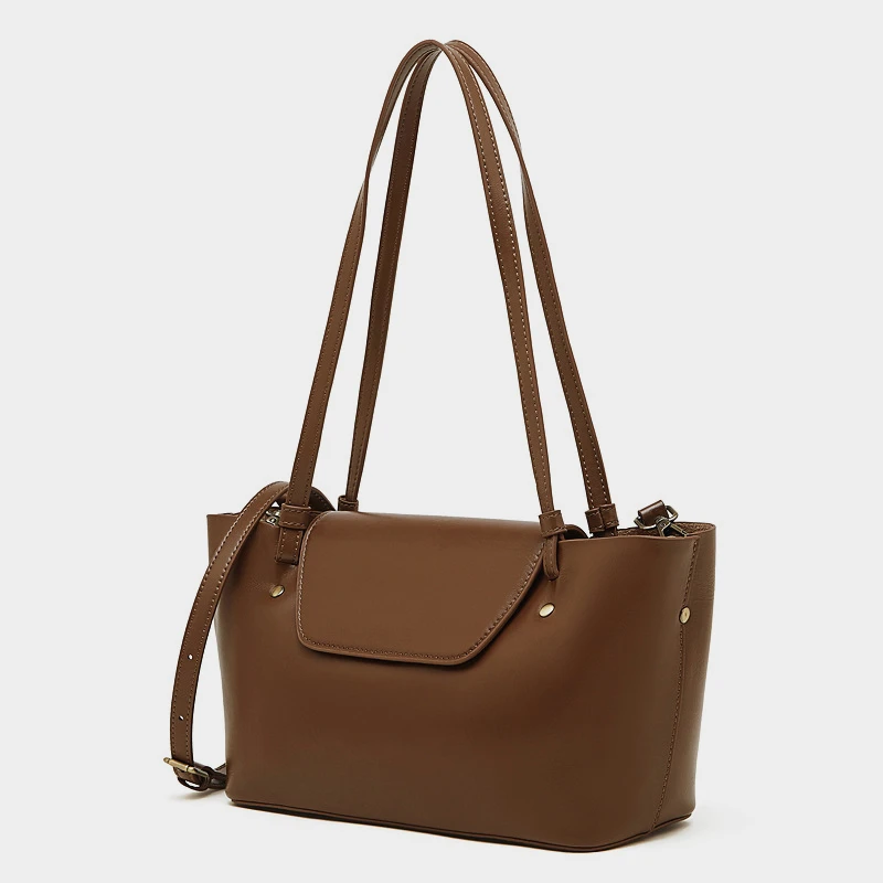 

Hifashion Cowhide Genuine Leather Underarm Shoulder Bags For Women 2025 Luxury Designer Crossbody Tote Shopping Ladies Handbags