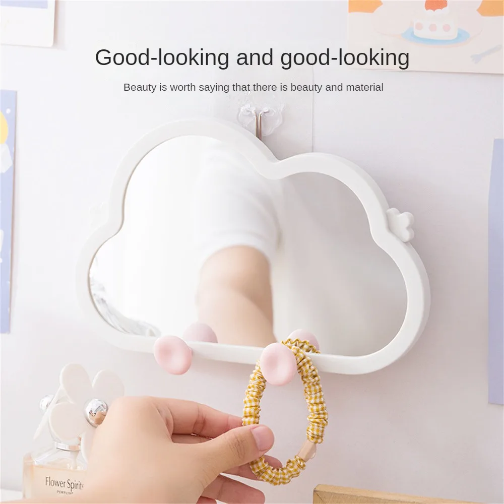 يان يستحق الأشياء الجيدة سحابة كتلة شنق لهم عارضة رف تخزين سطح المكتب واستخدام أكثر من شيء واحد مرآة قوس مرآة