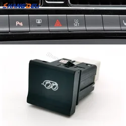 1 PC Car Red LED Light Exhaust Switch Button Auto Accessories for VW Polo 6C 2014 2015 2016 2017 2018