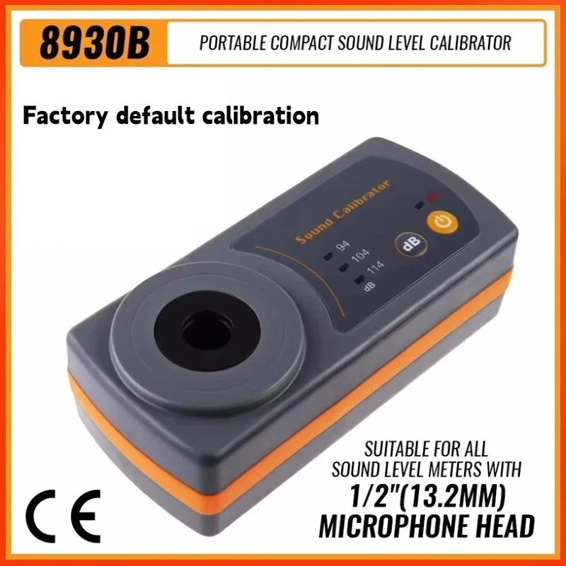 Professional Acoustic Sound Level Calibrator 94dB 104dB 114dB Decibel Meter Calibration Tool for 1/2 Inch (13.2mm) Microphones