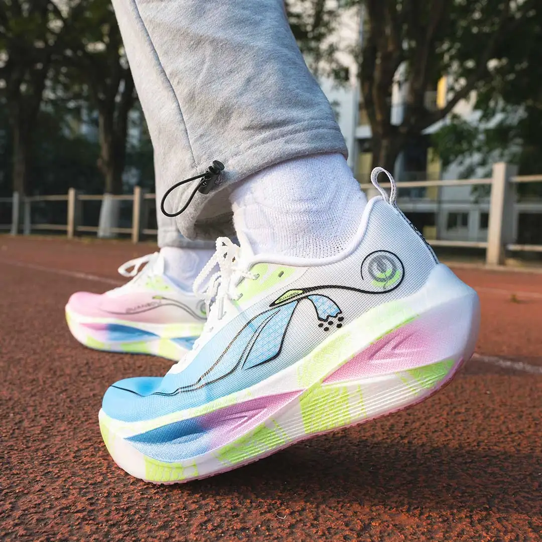 

DuanGou полноразмерная спортивная обувь из нейлоновой карбоновой пластины, противоскользящие и дышащие кроссовки для фитнеса и бега для мужчин и женщин