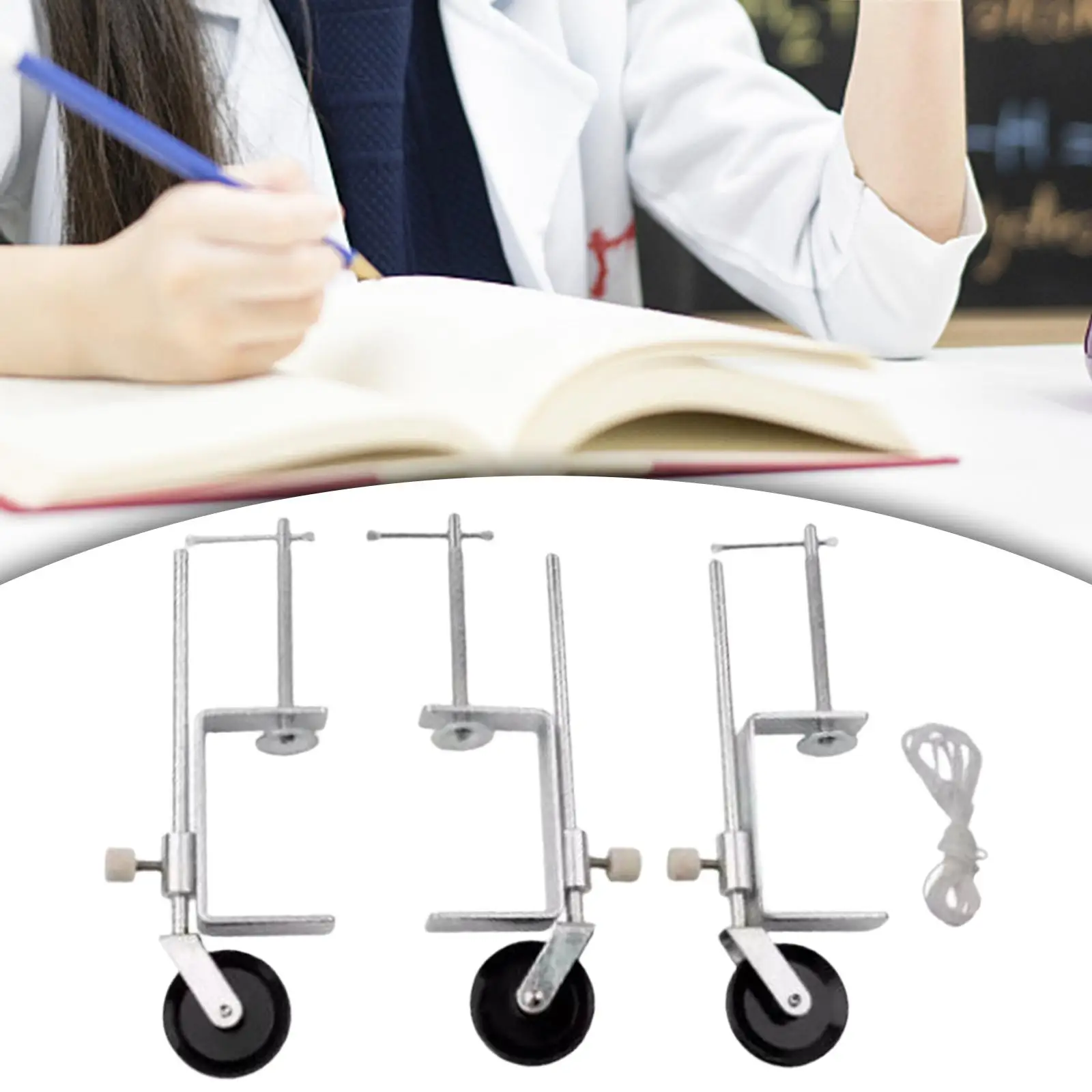 

Experiments Kits Sturdy Fixed Pulley and Table Clamp for Classroom Teachers