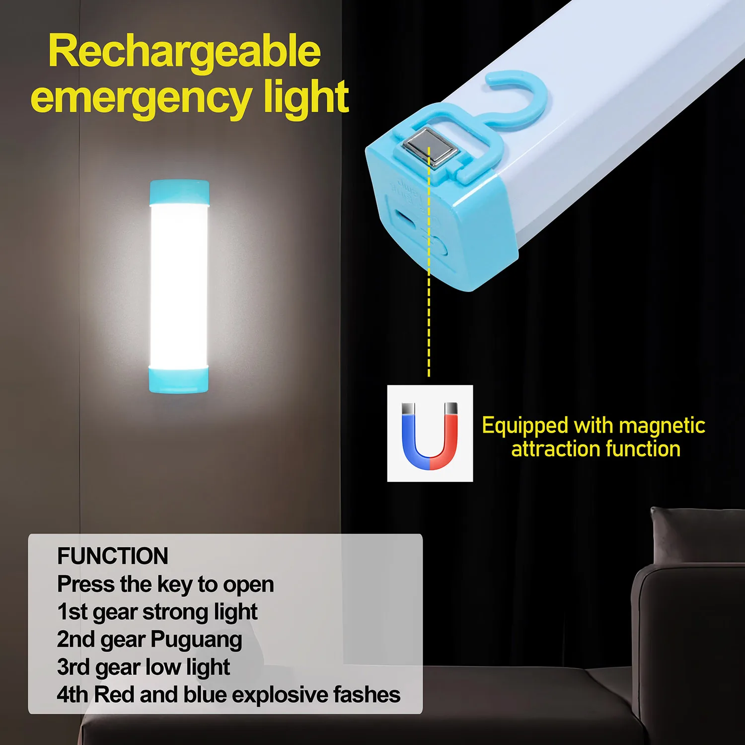 200w Camping lights, outdoor charging emergency lights, ultra long endurance camping tent lighting