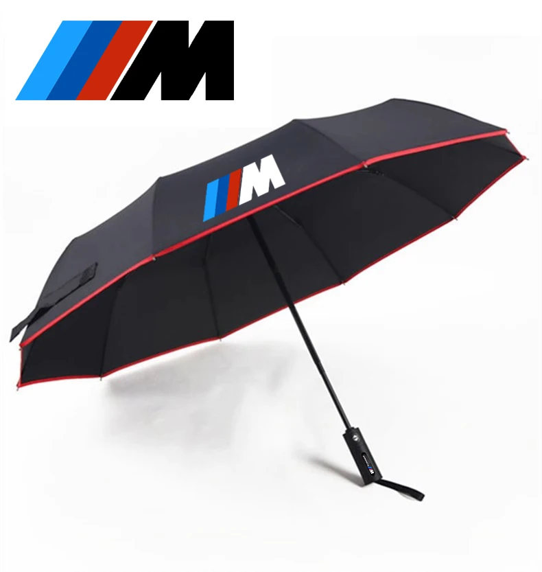 

For BMW M X1 X3 X4 X5 E39 E46 E60 E70 E90 F10 F15 F20 F25 F30 G20 G30 M3 M4 M5 Car Automatic Folding Windproof Sunshade Umbrella