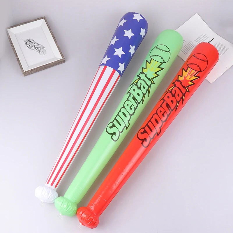 Inflatable Balloon Stick PVC Inflatable Baseball Bat Kids Birthday Gifts Toys Independence Day Decorat