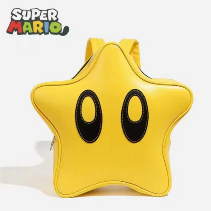 

Japanese Super Marios Casual Kawaii Cartoon Book Bag Girls Cute Star Backpacks Fashion Student Bag Schoolbag Kids Travel Back