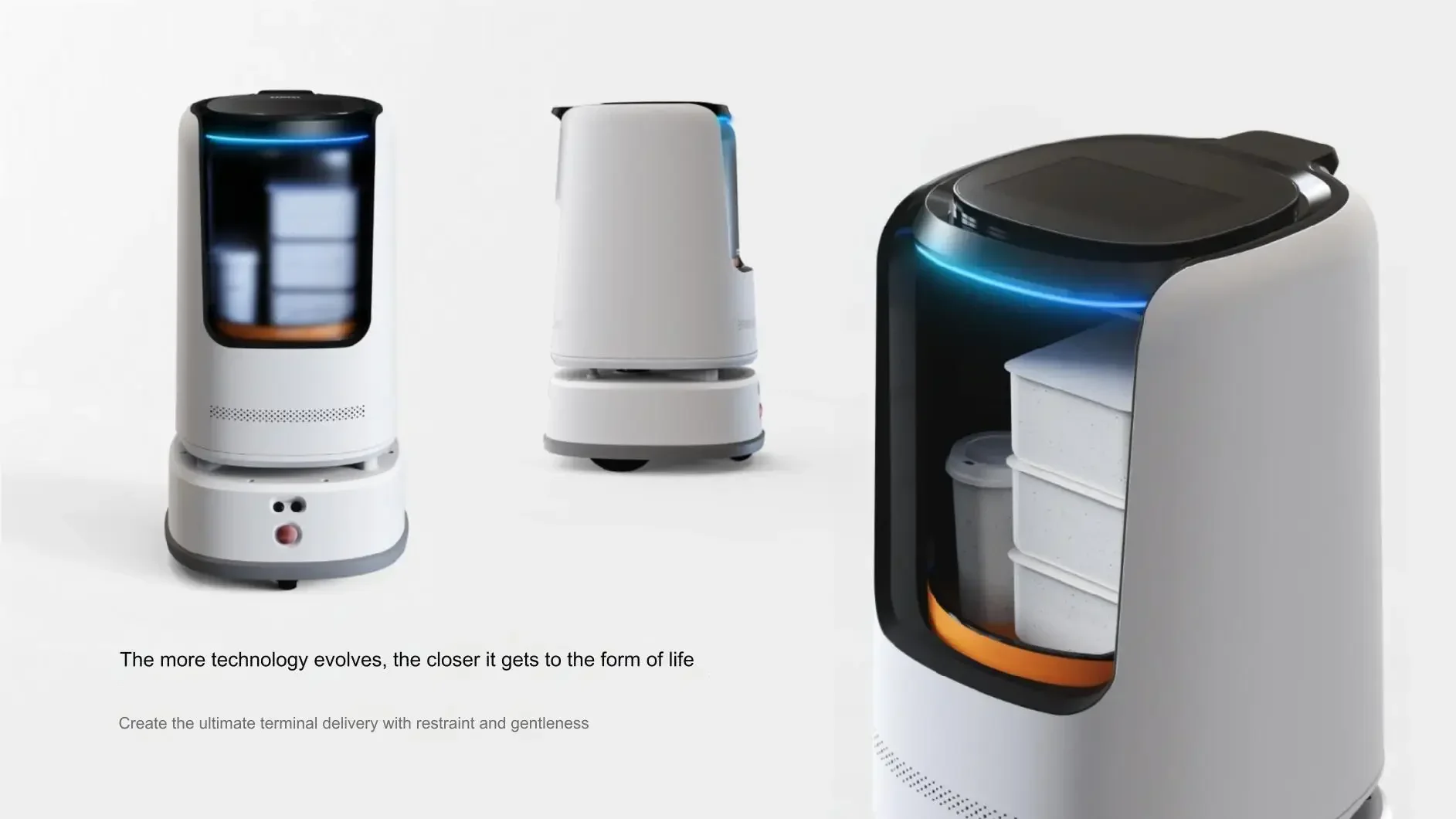 exquisite craftsmanship Robot Item Transfer  Hotel ligent  Delivery Robot Custom Hotel Service Delivery