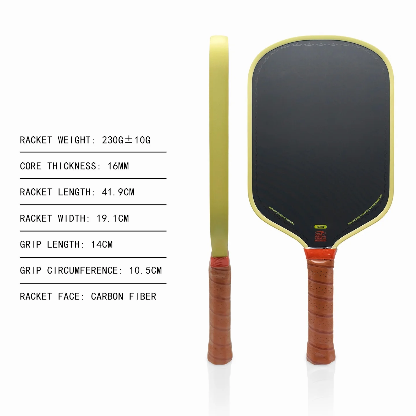 

OEM Wholesale Custom EPP Core T700 Carbon Fiber 16mm High Performance Pickleball Paddle