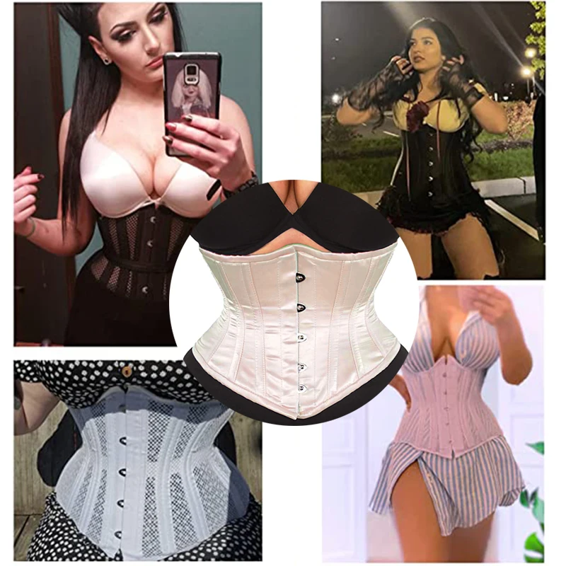 Corsé Sexy adelgazante para mujer, corsé bajo el pecho, corsé gótico, entrenador de cintura, fajas moldeadoras del cuerpo, 6XL