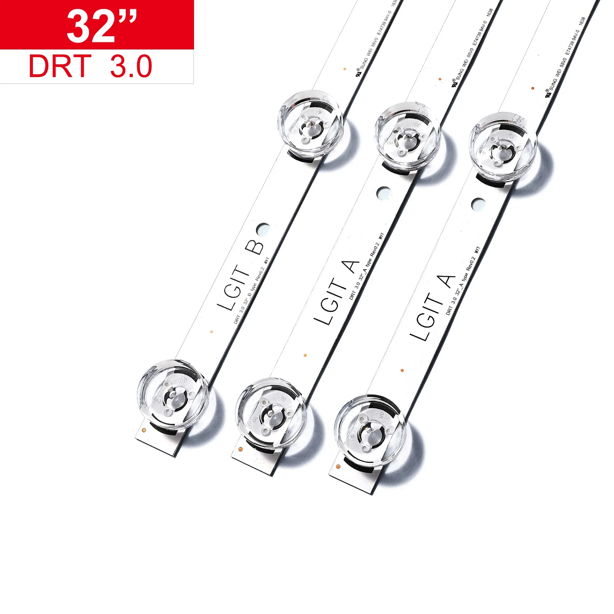 LED شريط إضاءة خلفي ل 32MB27VQ 32MB25VQ 32LB550A 32LB5700 32LB570B 32LF5610 32LF561V 32LF562U 32LB572V 32LB580B 32LY340C