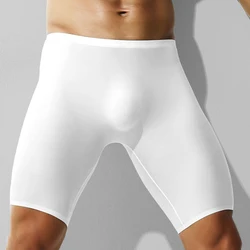 Ice InjUnderwear-Boxer à Jambes sulfpour Homme, Short de dehors Respirant, Confortable, Maillot de Bain, Doux, Fitness, Culotte artificiel astique