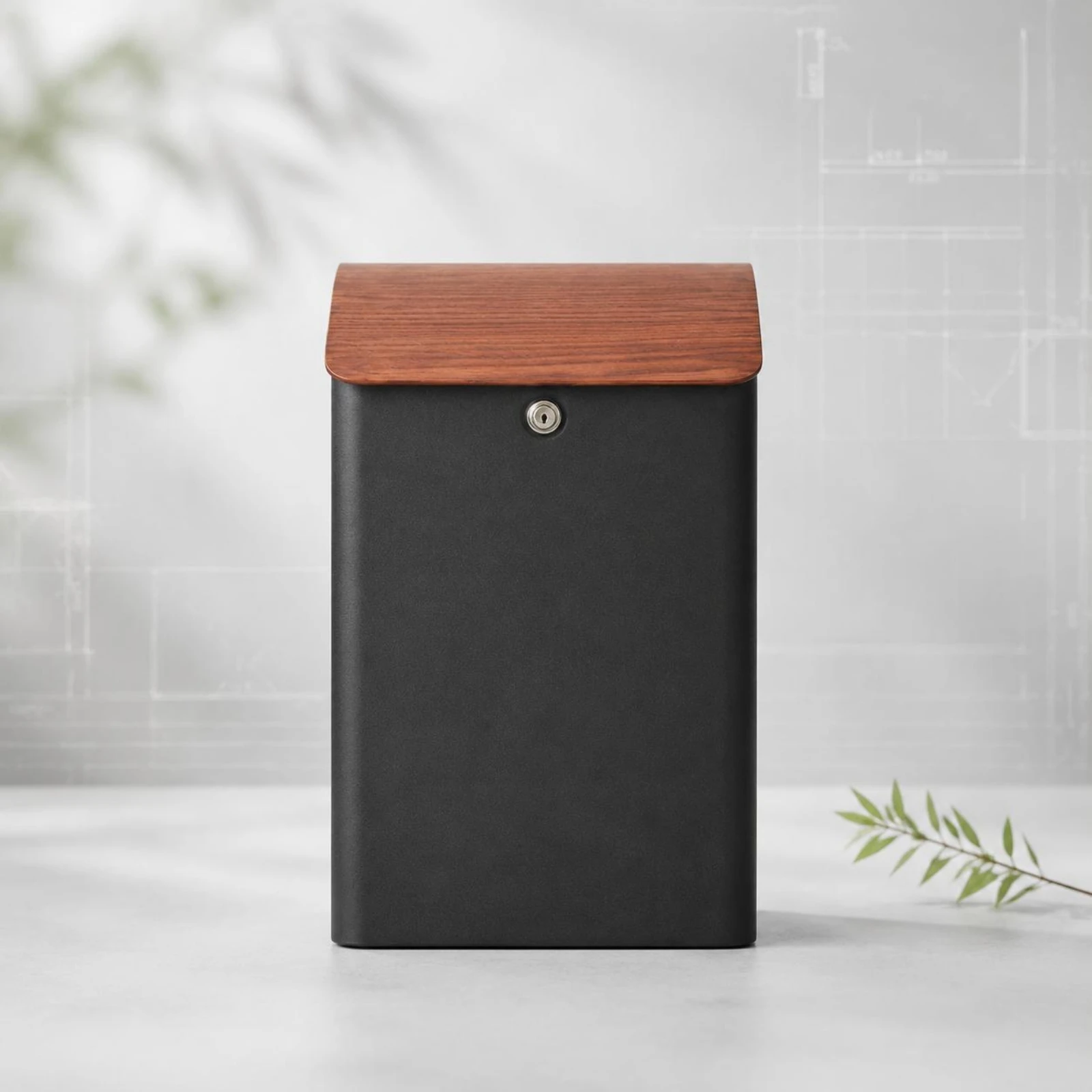 Anti Theft Parcel Box Locked Outdoor Parcel Mailbox Anti Theft Mailbox Large Capacity Mail Storage Rustproof for Front Gate
