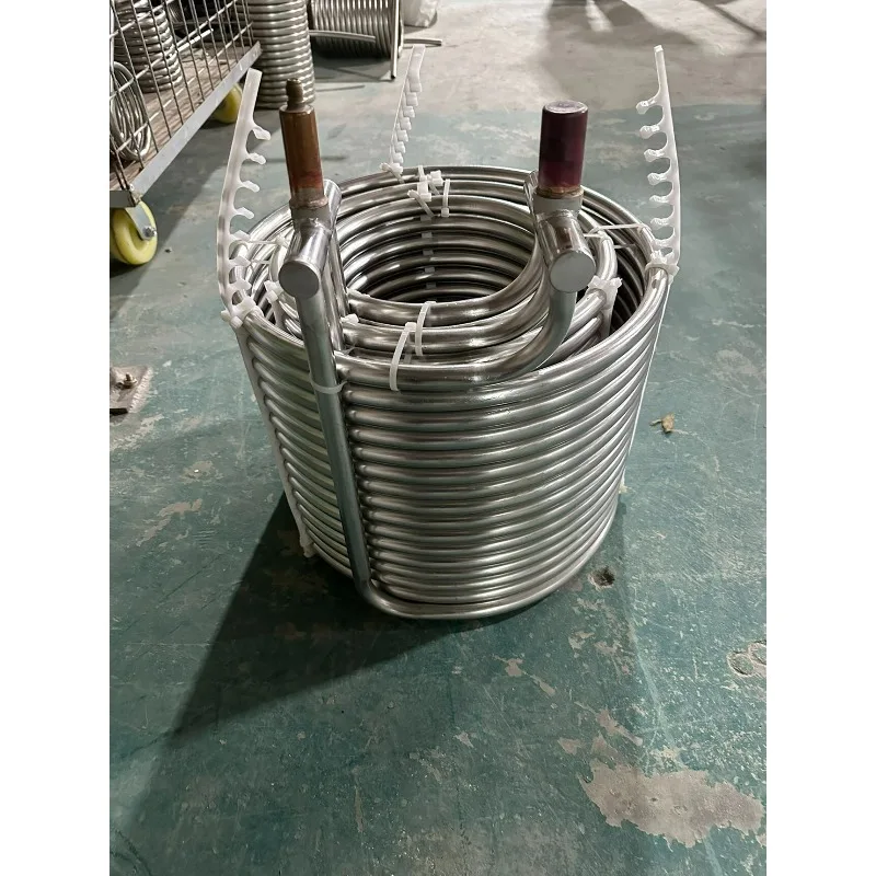 Industrial chiller 1-20HP manufacturer's special 304 stainless steel refrigeration coil evaporator heat exchange cooler