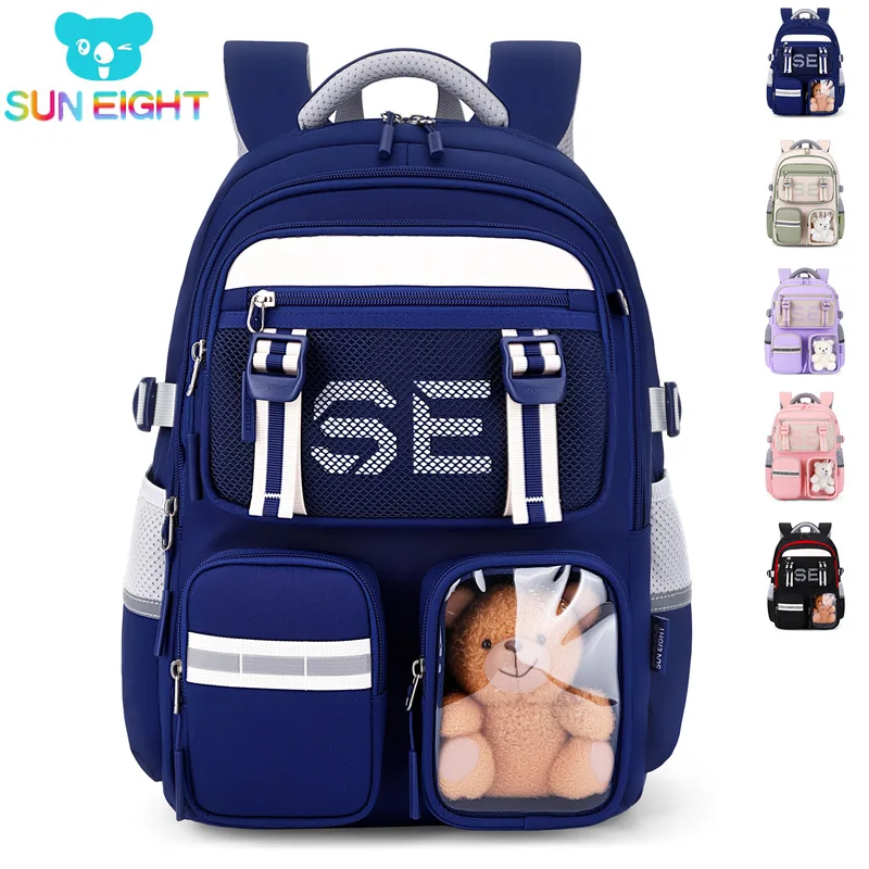 SUN EIGHT 2026 NEW Large Capacity School Bags For Teenager Girl Backpacks Student Bookbag Waterproof Nylon