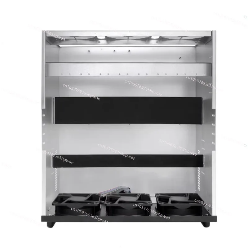 6u Rack-mount Chassis 6 Graphics Cards/8 Graphics Cards Violent Fan ATX Motherboard Dual Power Supply