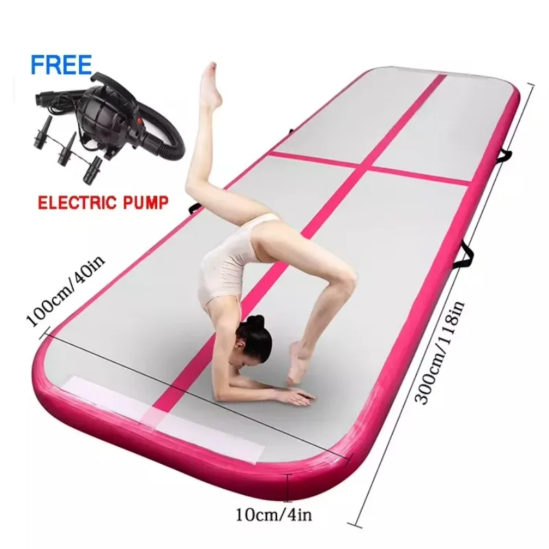 Customized Cheap Inflatable Gymnastics Mat for Kids Gym Air Track 8 Inches Thick Tumbling Mats Airtrack