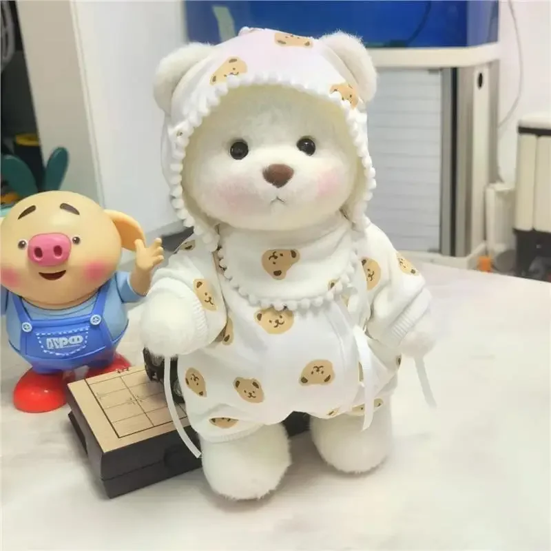 Traje de escalada de oso Lena de tamaño mediano, 50cm, Stardew, ropa de juguete de peluche de repuesto, accesorios para muñecas Shirley Rose de China