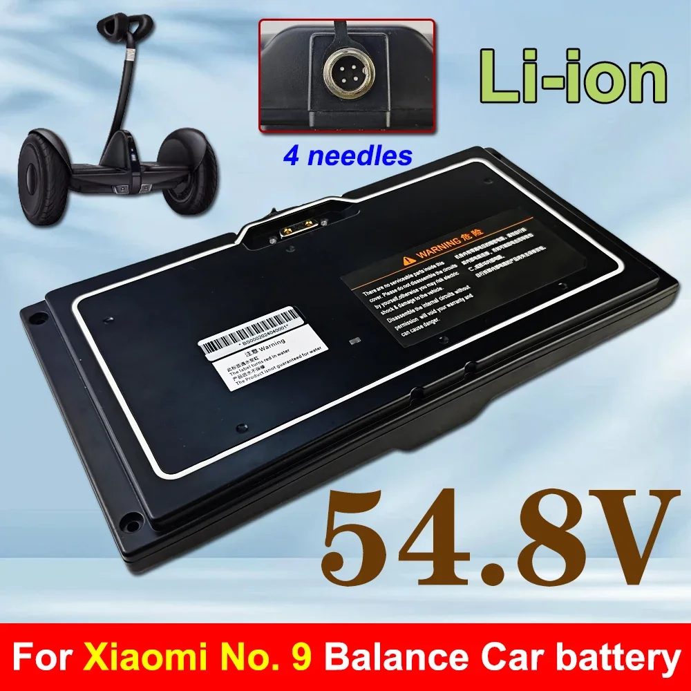 54V 4400mAh lithium battery pack 4pin For Segway Self No.9 Balance Car battery