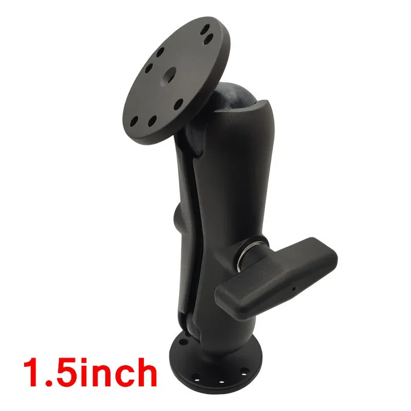 1.5 inch Ballhead Combo Mounting Holder Double Socket Arm Round Base for Garmin for TomTom GPS  Photo Equipment