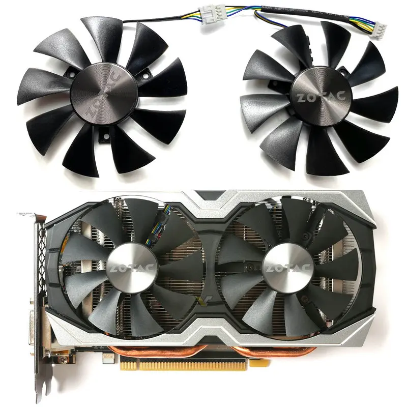 Új Elhidegedés Drukker  számára ZOTAC GTX1060 GTX1070 Mali ampulla videó rty GFY09010E12SPA GA91S2H