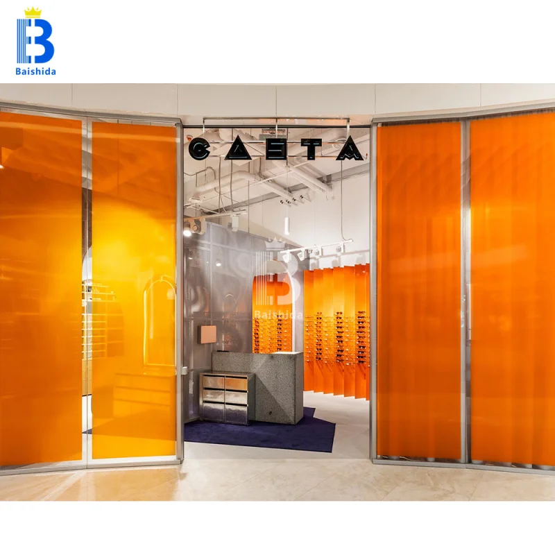 custom.Orange Space Eyewear Shop Customized Sunglasses Display Cabinet Glasses Display Shelf Store Decoration Design