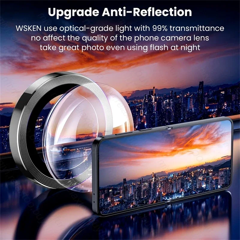 9H Glass Camera Protector Film For Samsung Galaxy Z Flip6 Flip 6 5G Matel Ring Guard Cover Lens Cap Accessories
