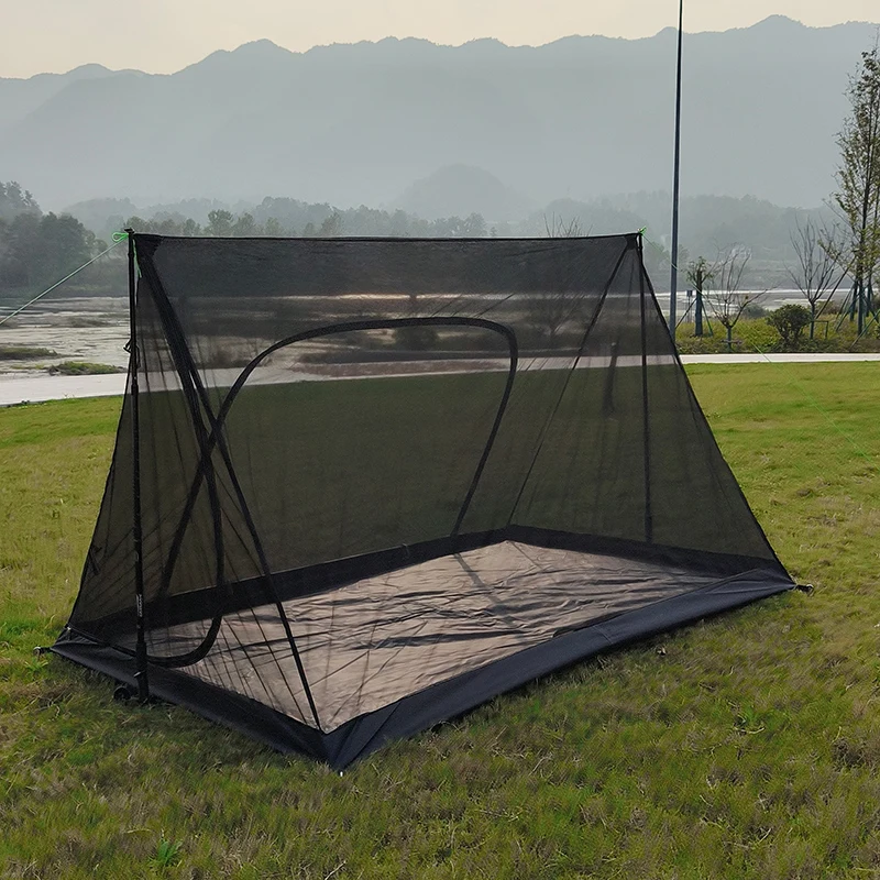 Hammock Camping Tarp, Mesh Canopy,  Picnic Shed, Outdoor Awning, Lightweight Mesh Tent with Nice Ventilation, 6-8 Person