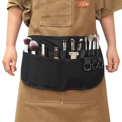 Professional Cosmetic Makeup Brush Holder 2 Arrays Apron Bag With Artist Belt Strap for Women