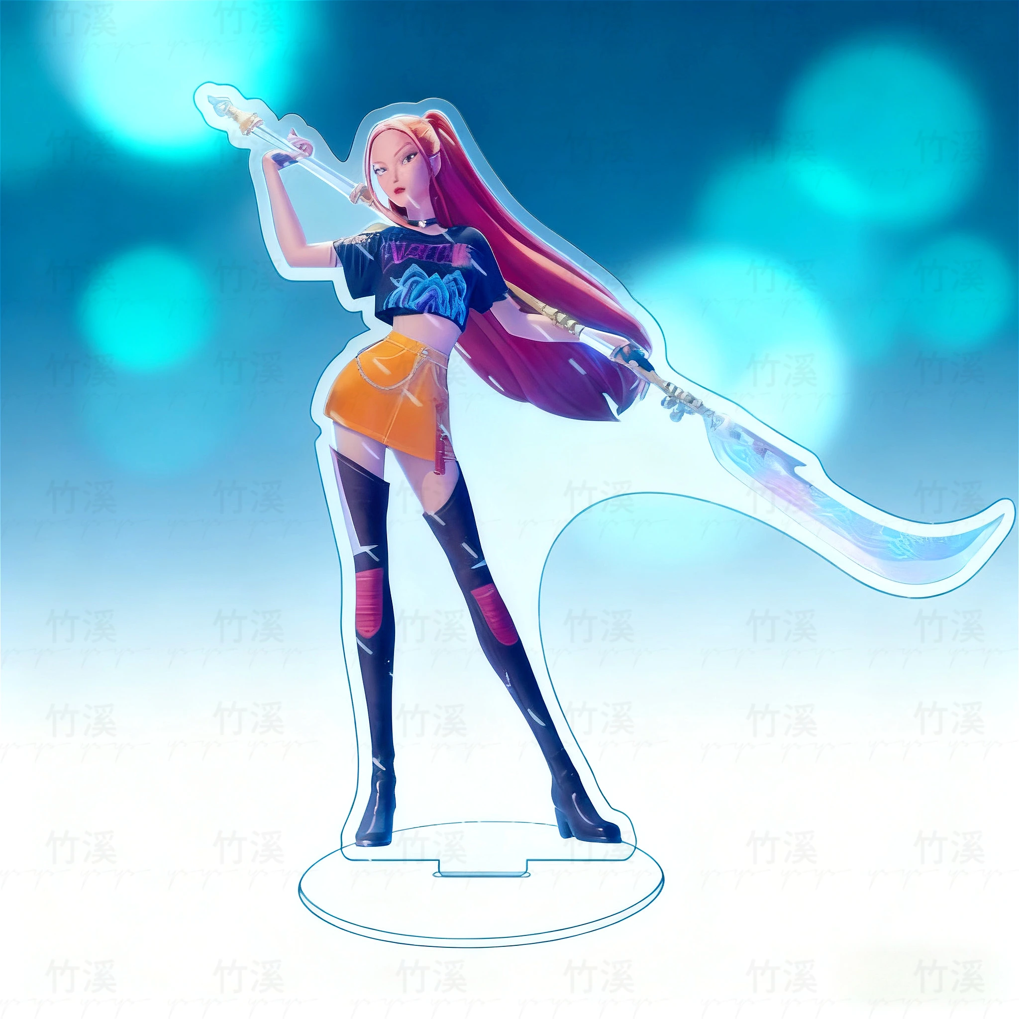 Anime KPop Demon Hunters Figure, Acrylic Stand, Rumi Mira Zoey Model,  Birthday Table Decoration, Christmas Gift for Fans