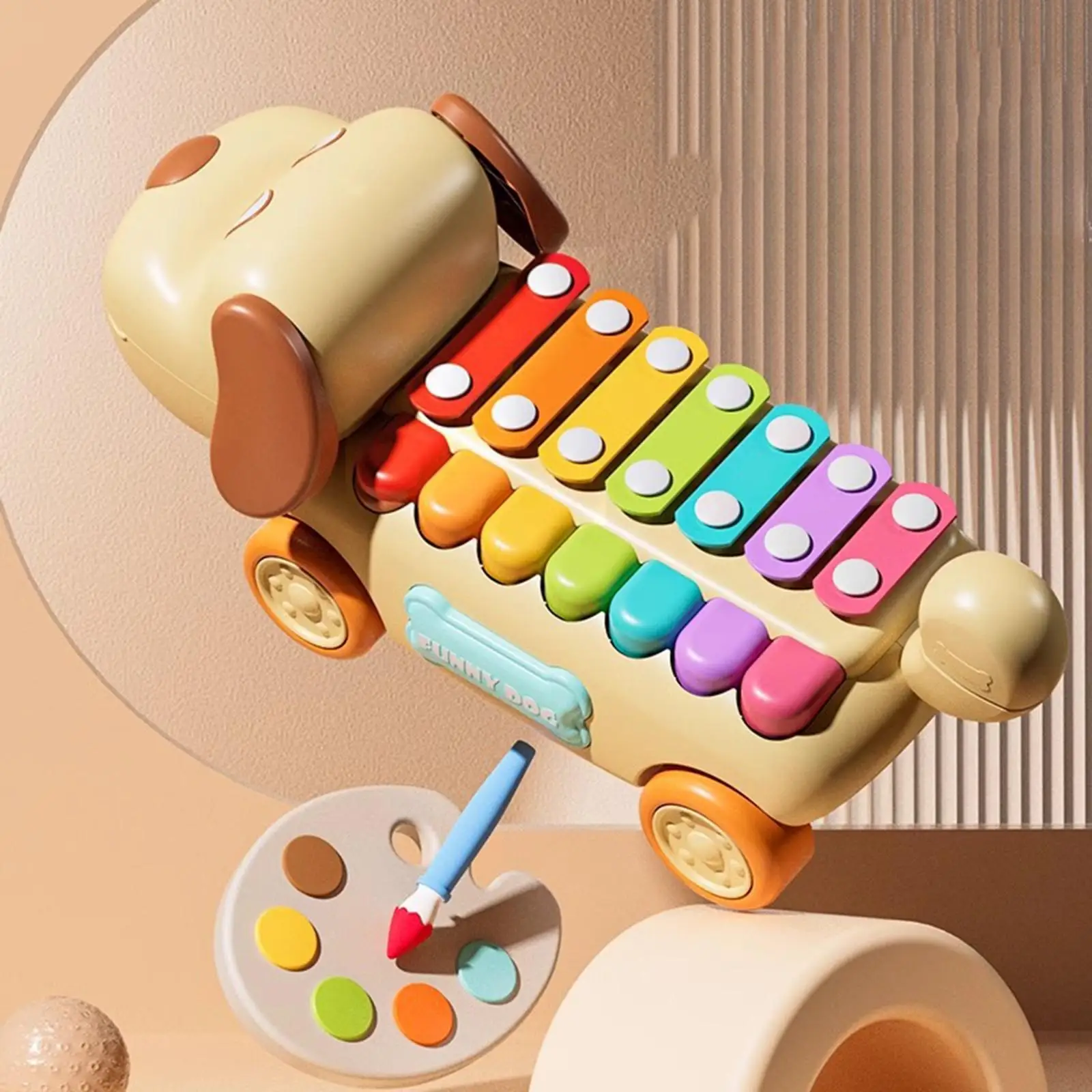 

Musical Toy Percussion Instrument Baby Musical Xylophone Piano Toy Baby Piano Xylophone Toy for Kids 3+ Toddlers Birthday Gift