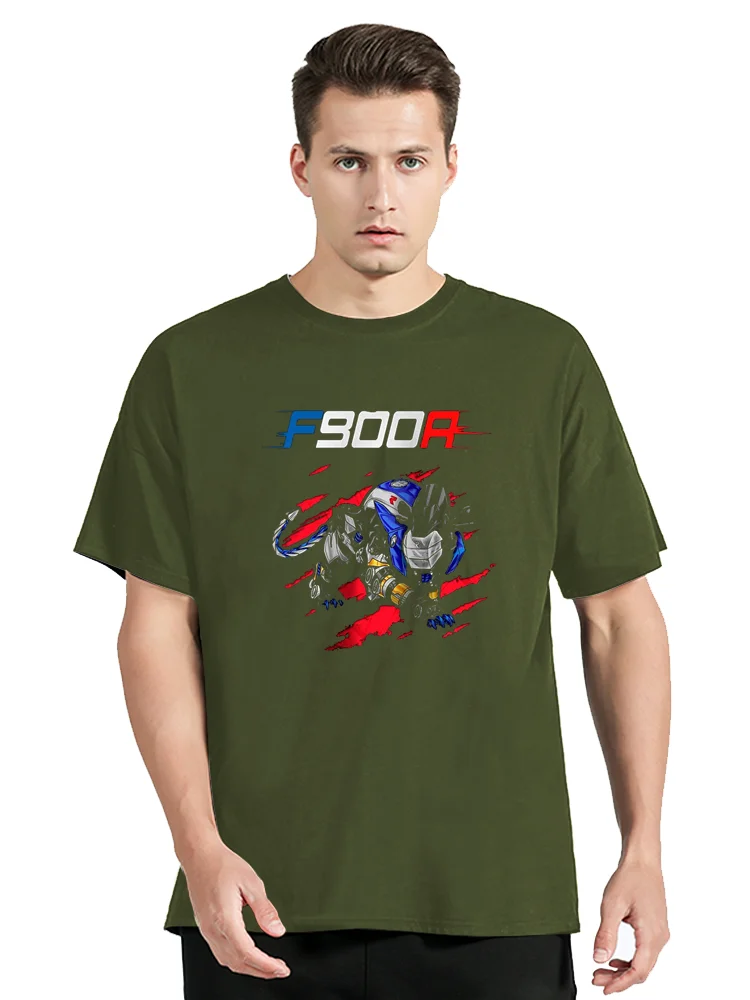 Classic German Motorcycle F900R Panther Inspiration T-shirt Cotton O-Neck Summer Short Sleeve Casual Men's Clothing Oversized