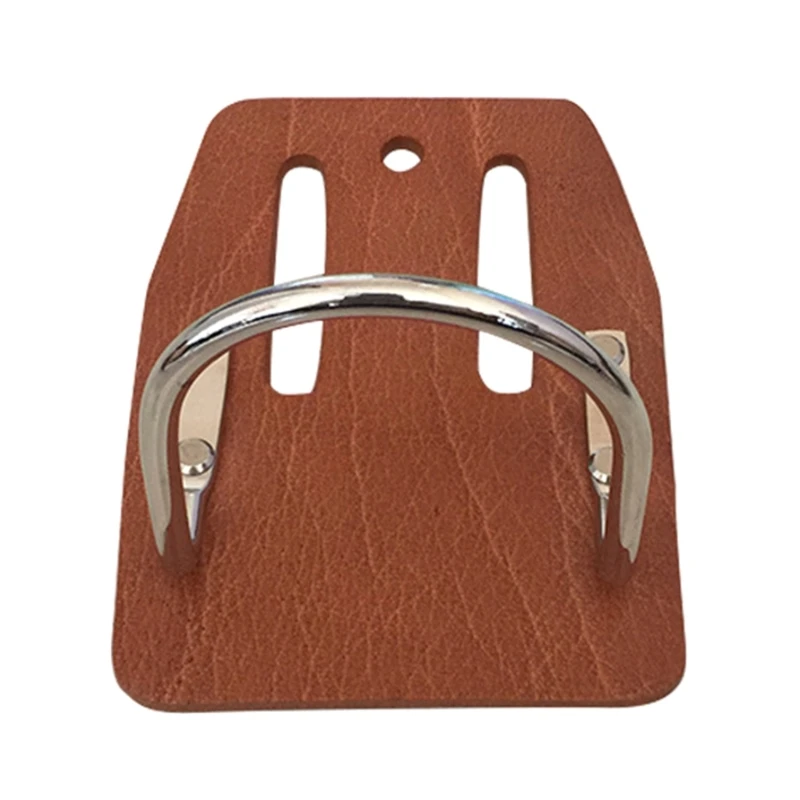 

PU Leather Hammer Holder Belt Hook Peg Hooks Tool Shelf Wrench Holder Leather Hammer Holster Leather Hammer Holder