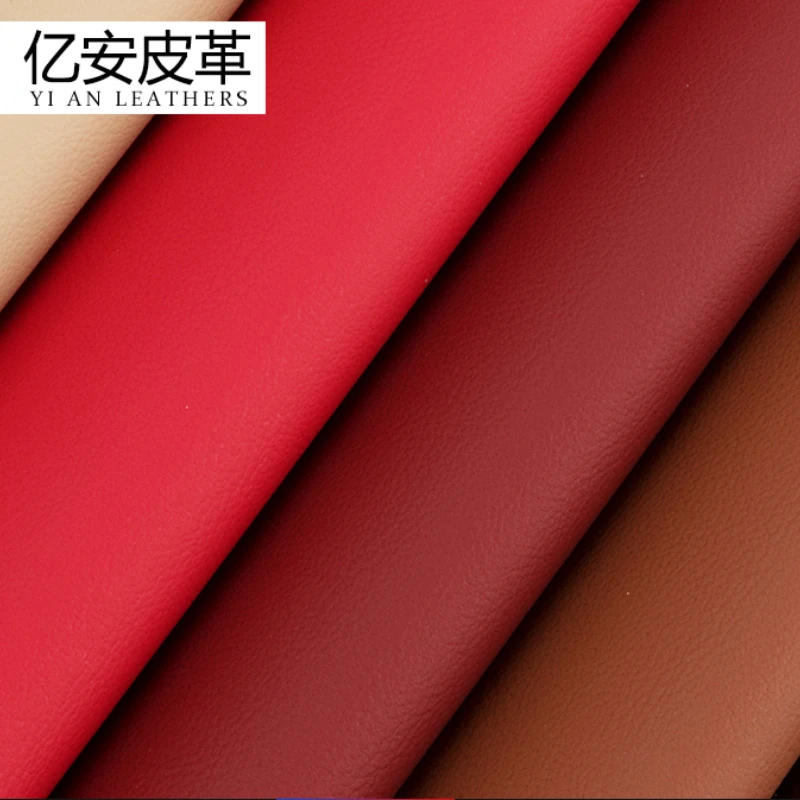 PU Leather Fabric Thickened for Sofa Car Seat Cushion Interior Designer Handmade Diy Sewing Material Cloth Wholesale