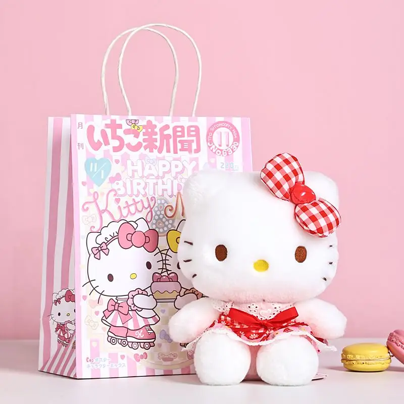 

Official Sanrio Hello Kitty Plush Toy Genuine Good hug Cat Stuffed Doll for Girls Birthday Gift Kawaii Licensed Character Toy