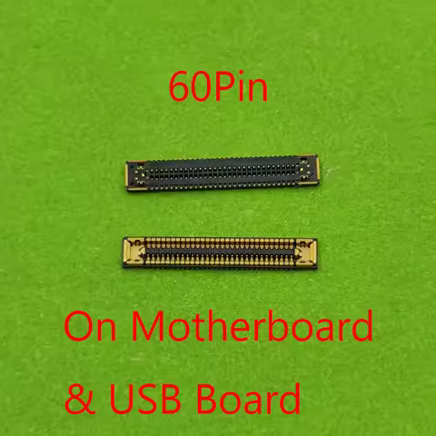 2PCS 60Pin USB Charging Port For Samsung Galaxy S21 Ultra G998B G991B S21 Plus G996B S21 FE 5G G990B/N Charger FPC Connector