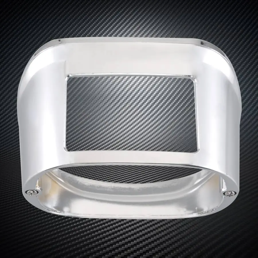 

Защитная задняя крышка для мотоцикла из АБС-пластика, отделка для воротника, хромированный аксессуар, подходит для Harley Softail 1996-2008 FLHRC FLHTC