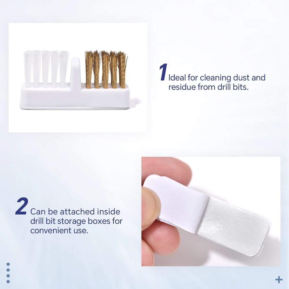 1Pcs Electric Nail Grinding Head Cleaning Brush Portable Manicure Drills Bits Cleanser Dual Copper Wire Brush Clean Tool