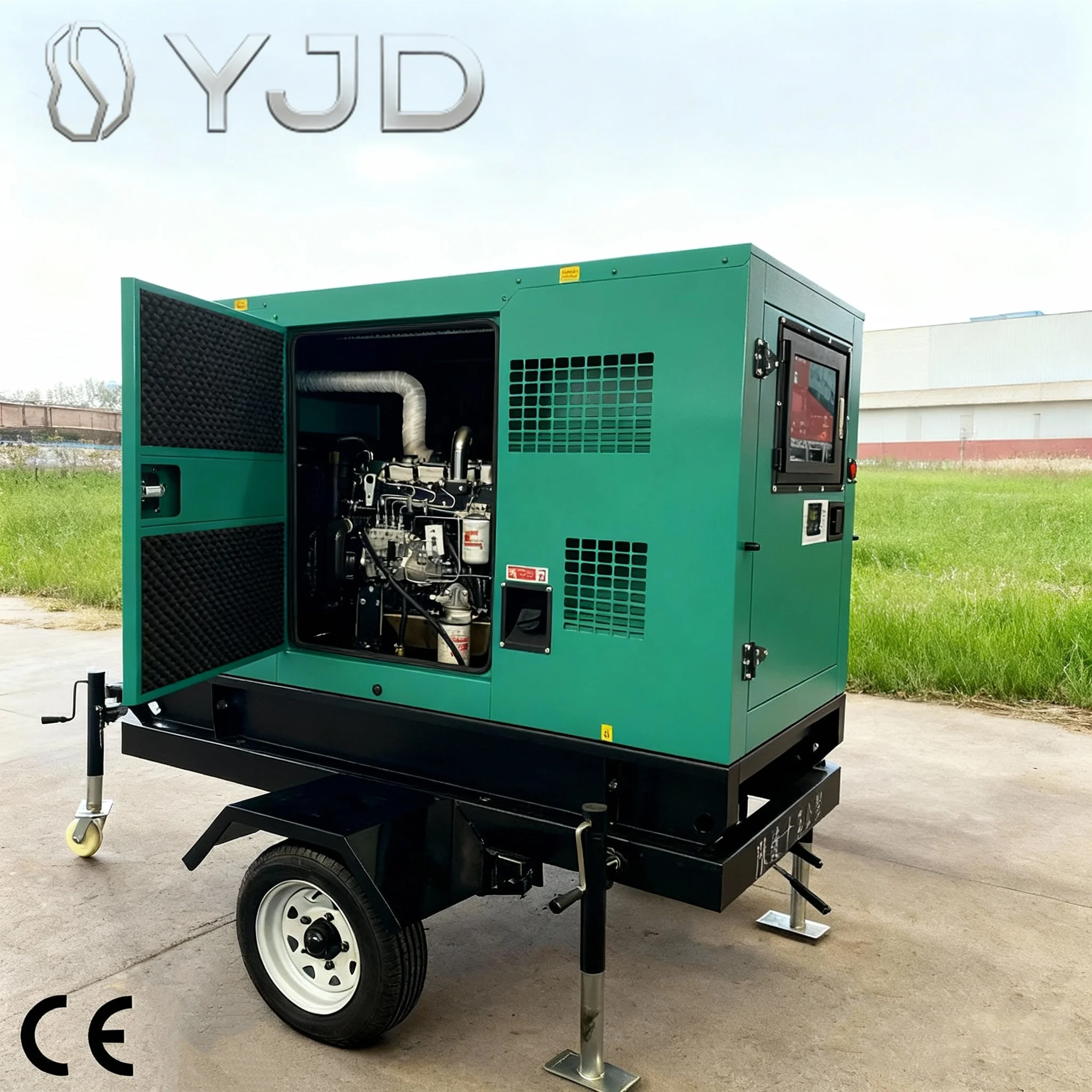 Silent Diesel Generator Set 5kw 15kw 25kw 35kw 50KW KVA Electric Start 3 Phase for Industrial