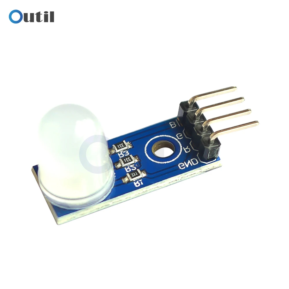 1-10 pièces DC5V 10MM Module LED rvb cathode commune Diode électroluminescente Module LED tricolore