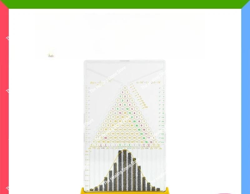 Galton board, normal distribution model STEM certification investment probability physics teaching tool