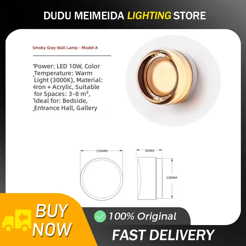 Modern Minimalist Aluminum LED Wall Lamp for Hotel Homestay Bedroom Corridor Nordic Internet Celebrity Designer Decorative