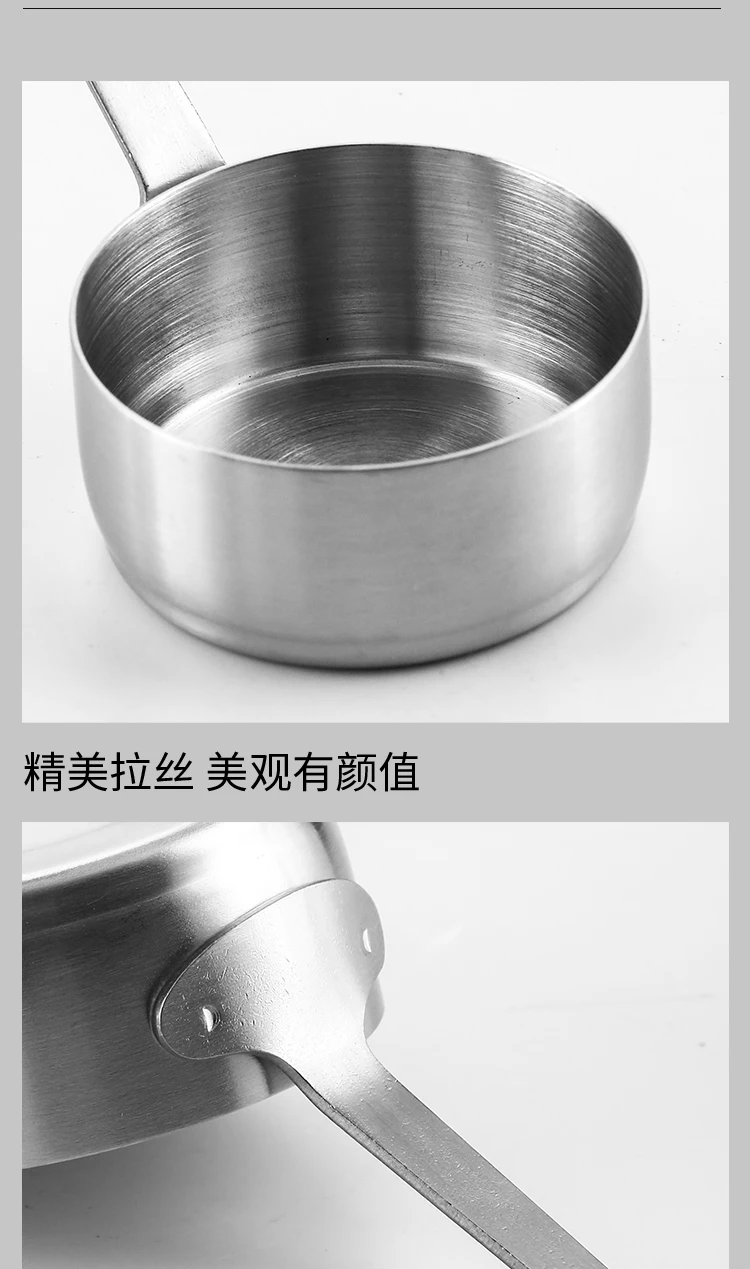 

Stainless Steel Sauce dishes Tomato Salad Dipping Dishes with Handle Dipping dish Small Dish Western Restaurant Steak Sauce Cup