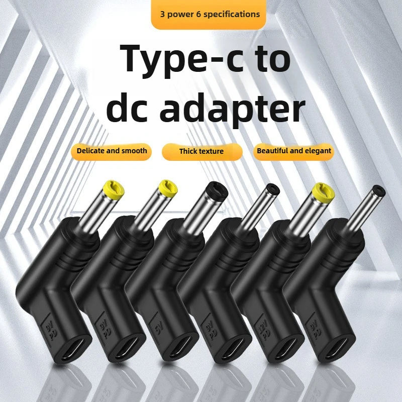 USB C PD to DC Power Connector Universal 5V 9V 12V Type C to DC Jack Plug Charging Adapter Converter for Router Tablet Mini Fan