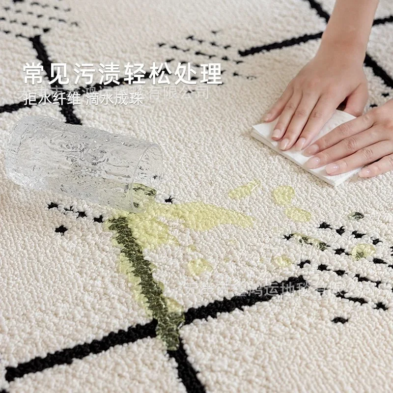 #For Waterproof and anti-fouling carpet living room 2024 new no-wash, wipe-free care light luxury high-grade diatom