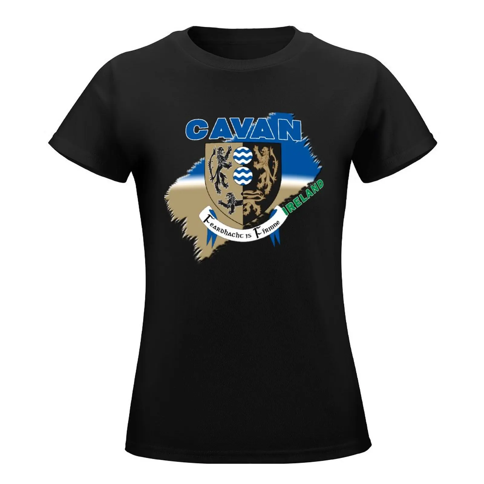 COUNTY CAVAN T-Shirt shirts graphic tees plus size tops Summer Women's clothing