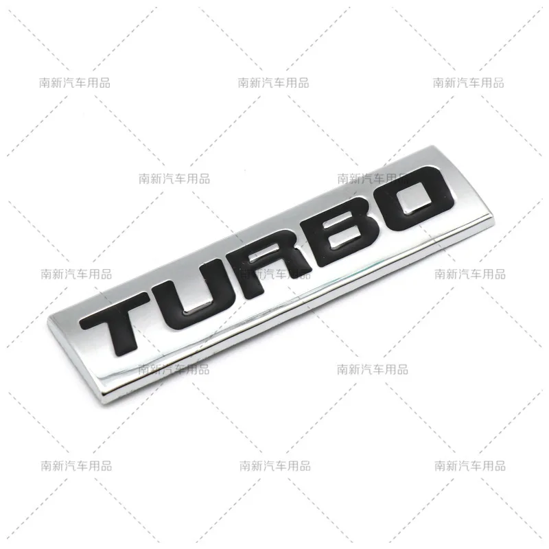 TURBO 3D Metal Letter Emblem Badge Auto Rear Trunk Side Fender Sticker Decal Universal Sport Turbo Car Styling Accessories