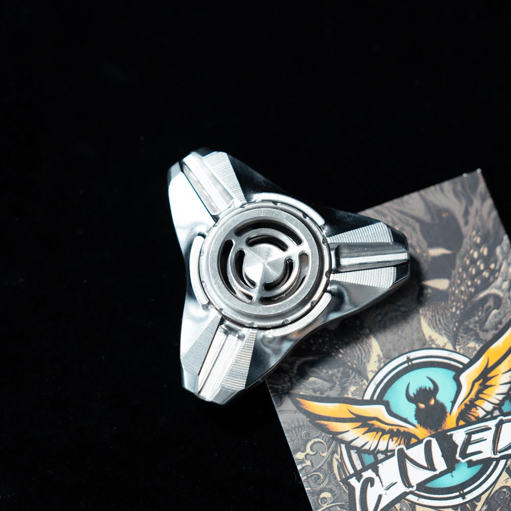 CaiNiao EDC Fidget Spinner Three Leaf Spinner Fidget Toys For Adults Portable Office Desk Anxiety Relief Gadgets Accessories