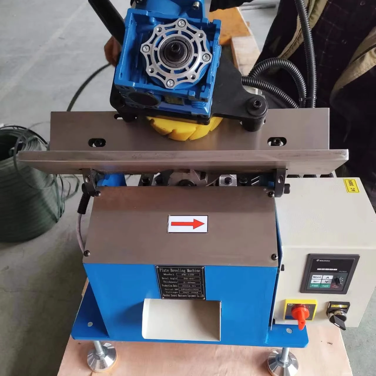 Portable BC-10D Electric Steel Plate Beveling Machine Small Milling Groove Chamfering Machine With Automatic Feature