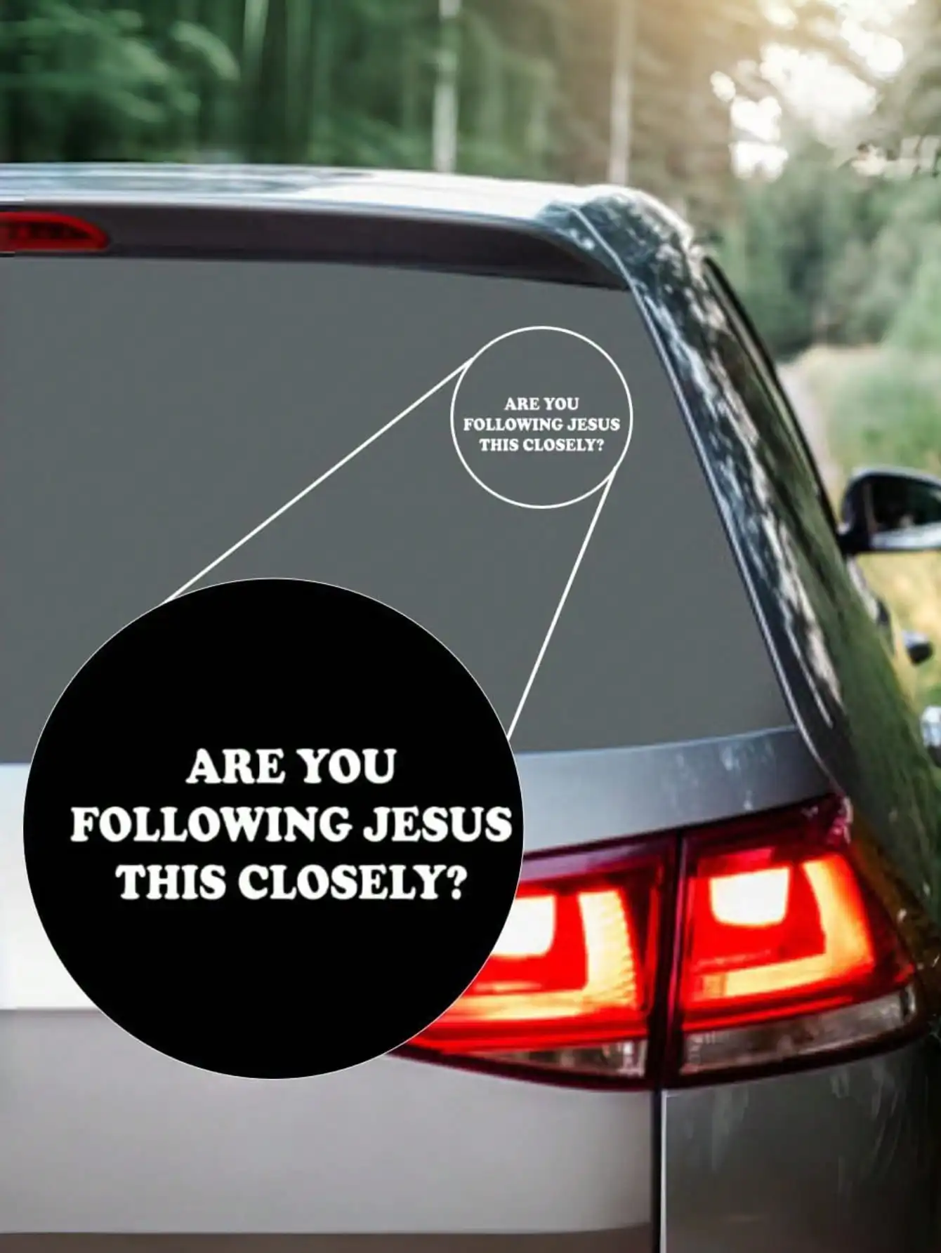 Waterproof Christian Faith Text Decal Religious Quote Sticker For Auto Window Motorbike Universal Decor Accessories