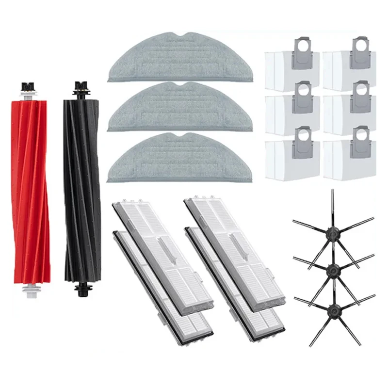 New Main Brush Hepa Filter Side Brush Mop Cloths for Roborock S8 S8 PLUS S8+ S8 Pro Ultra Vacuum Cleaner